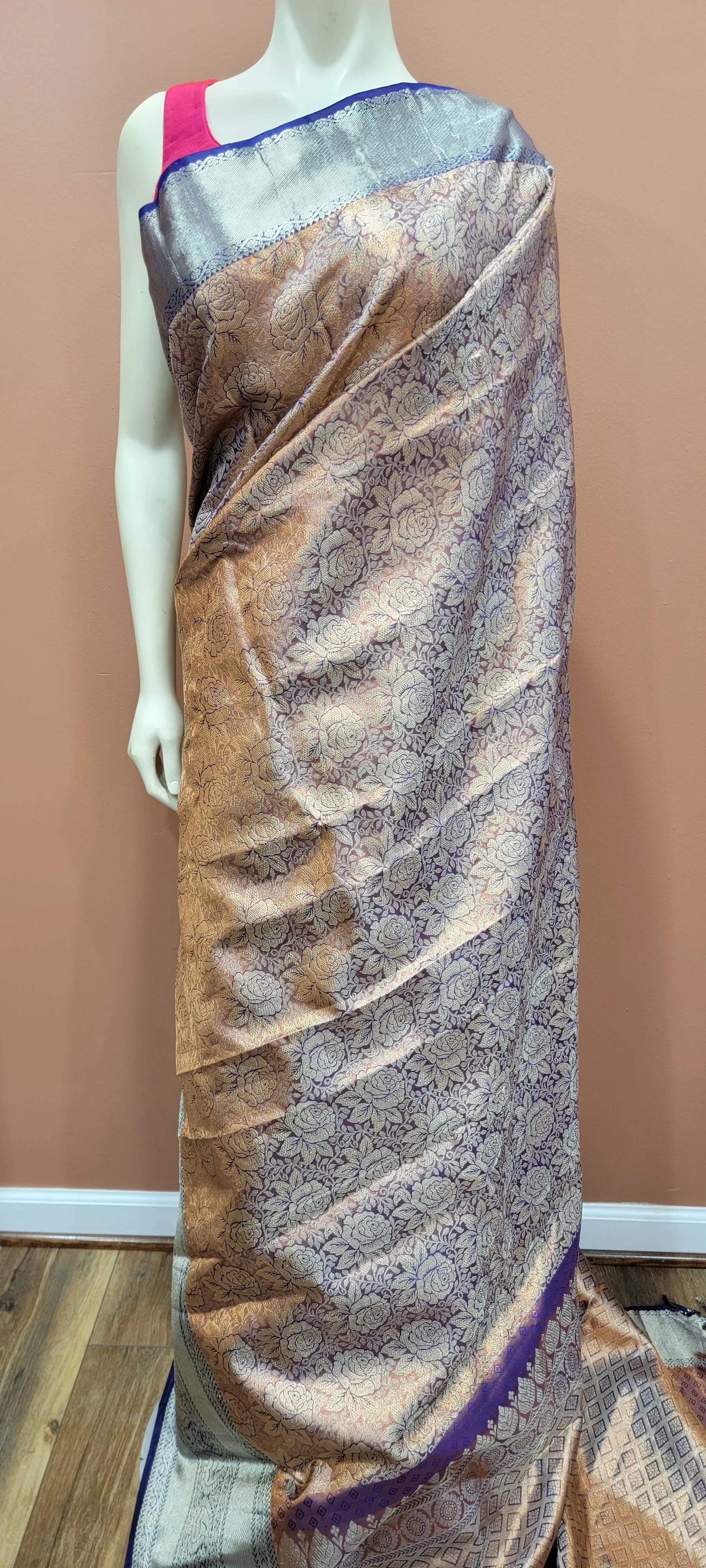 Kanchi 1 gram Gold Zari Saree Collection