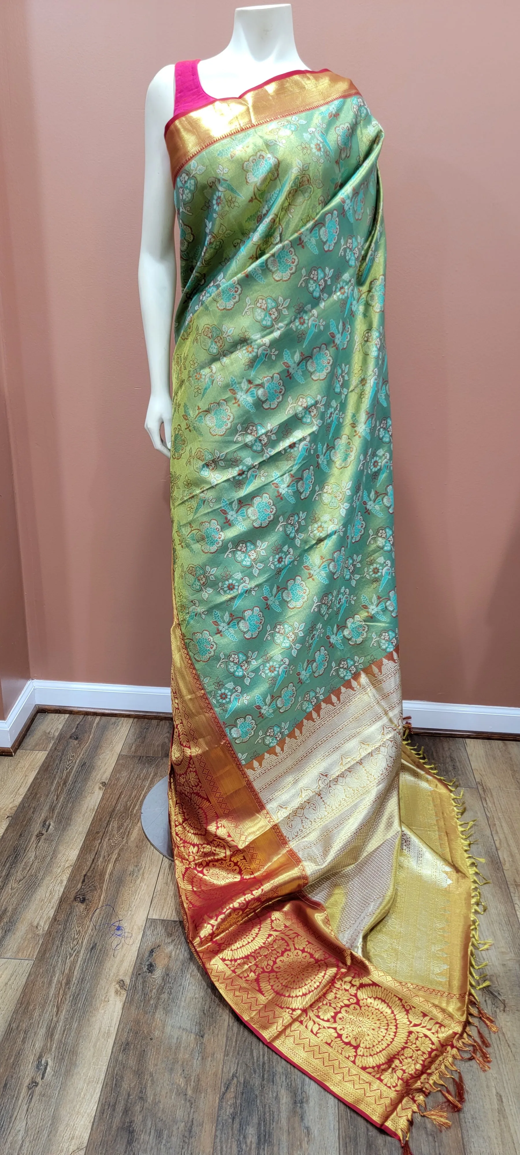 Kanchi 1 gram Gold Zari Saree Collection