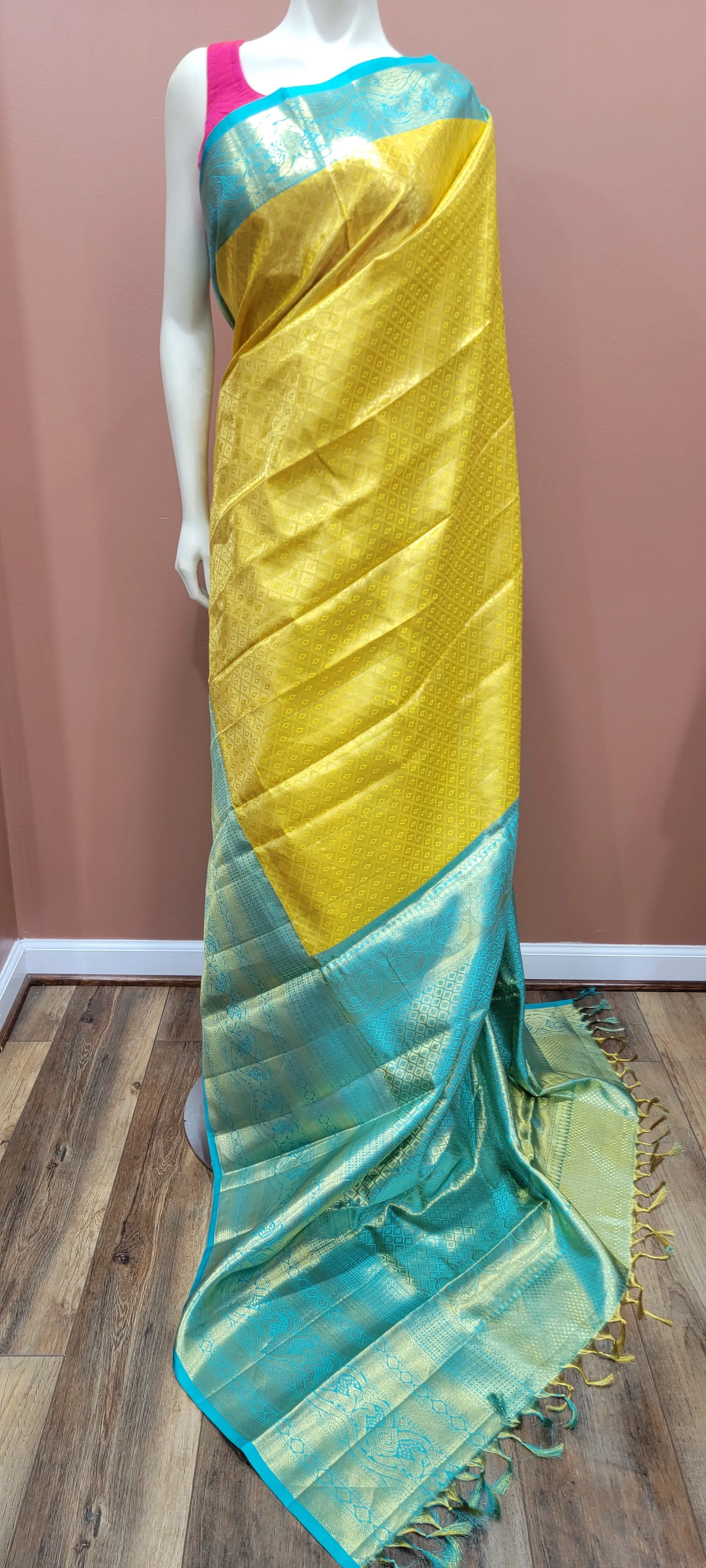 Kanchi 1 gram Gold Zari Saree Collection