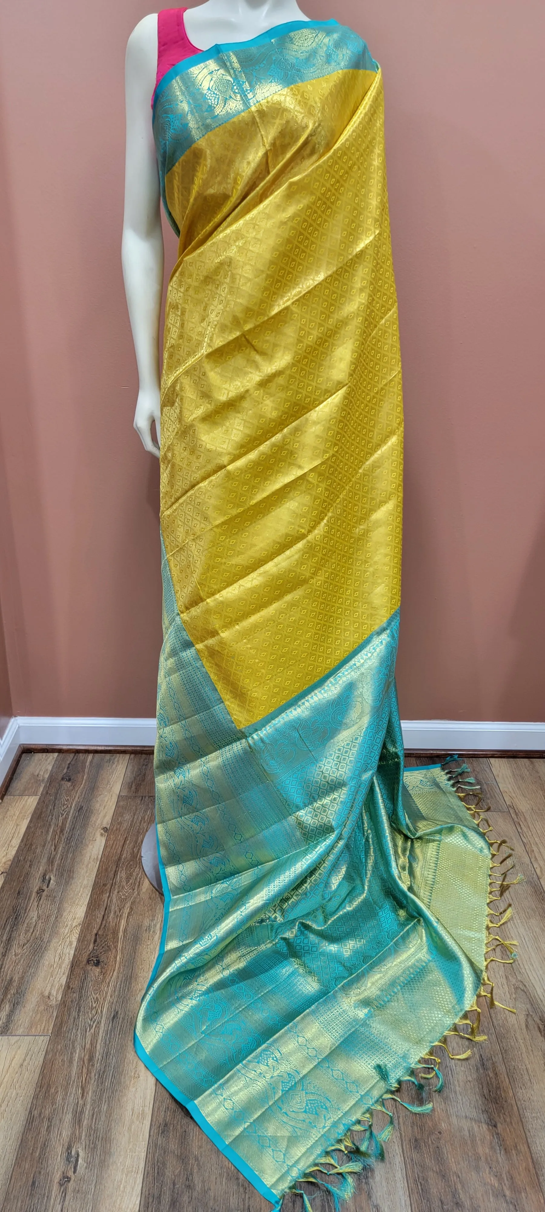 Kanchi 1 gram Gold Zari Saree Collection