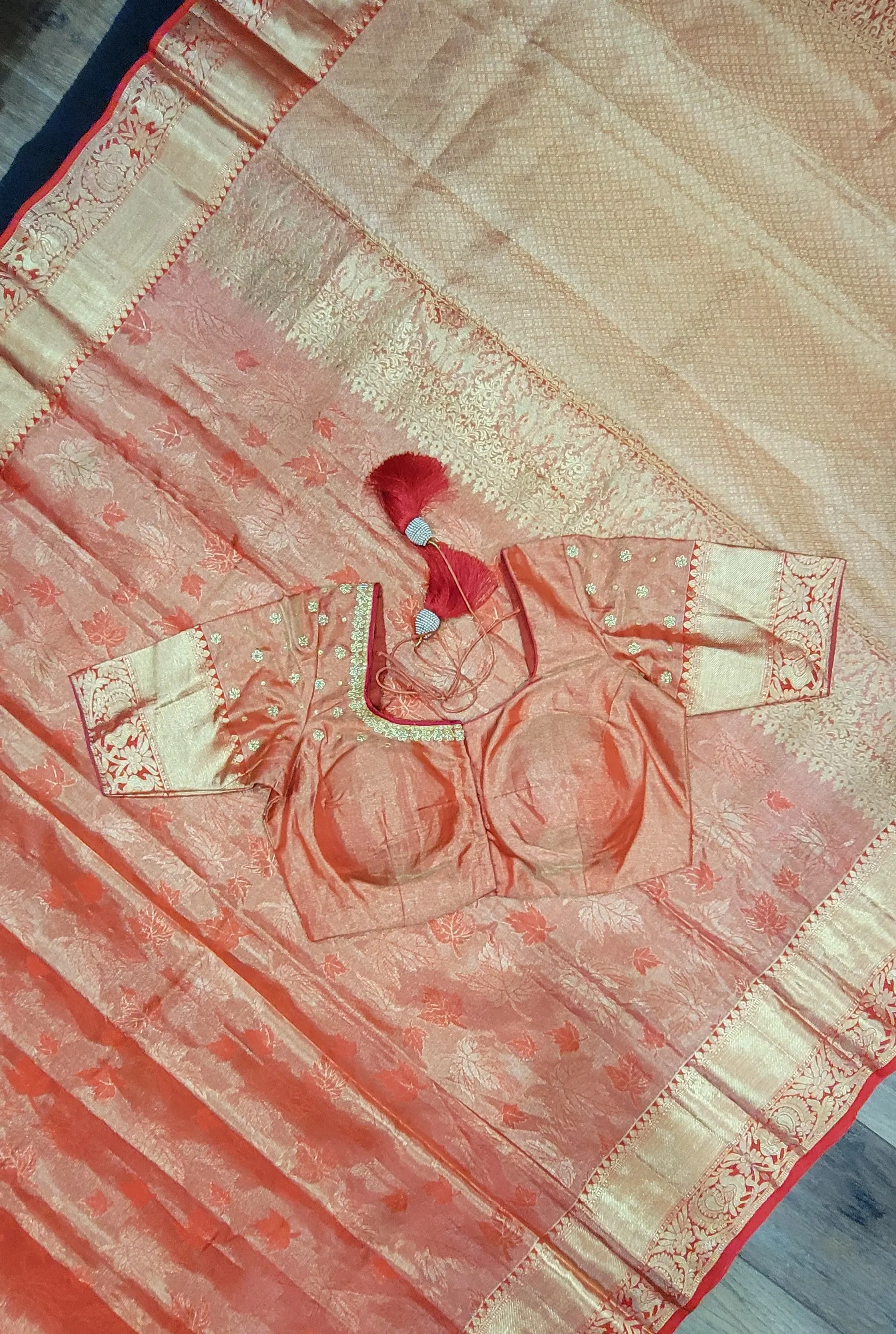 Kanchi Silk Saree w/ Blouse