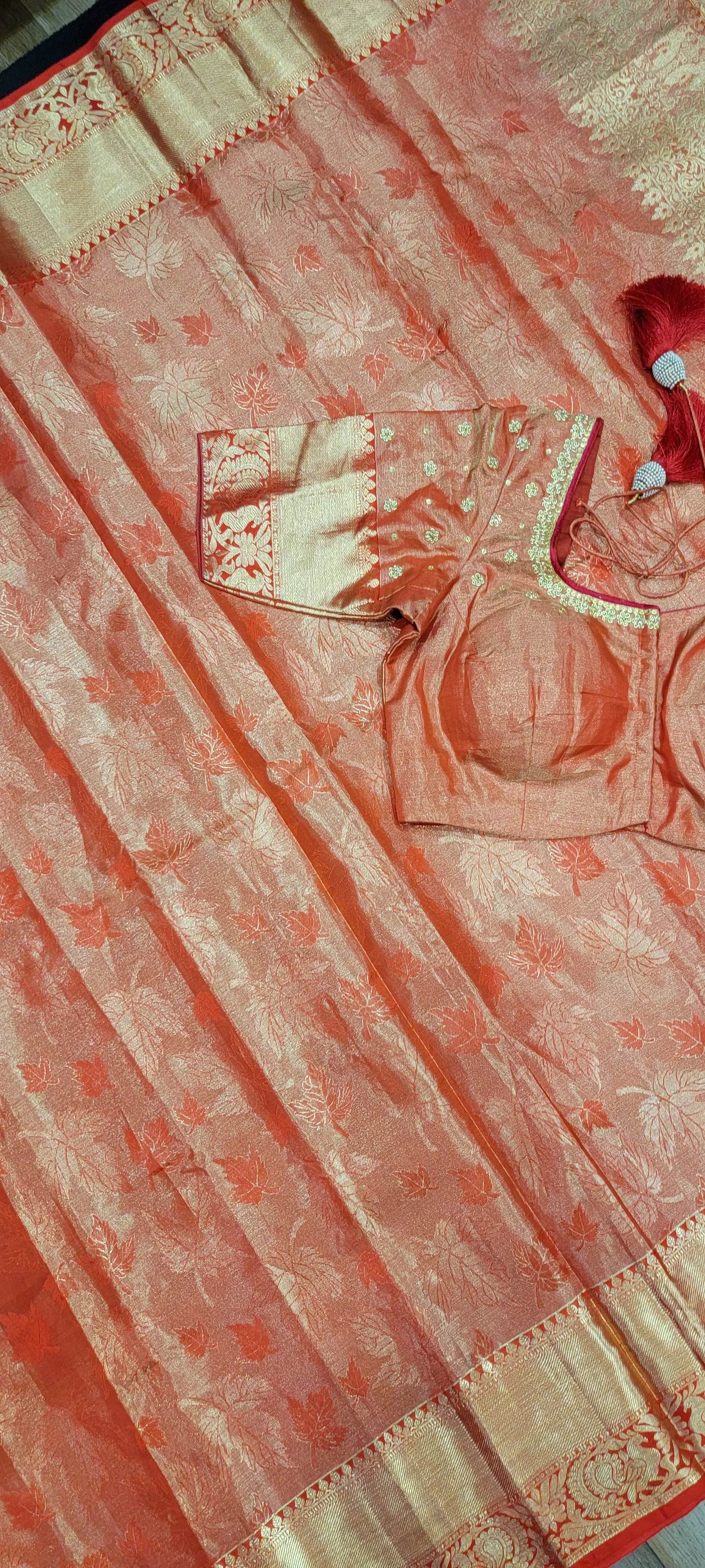 Kanchi Silk Saree w/ Blouse