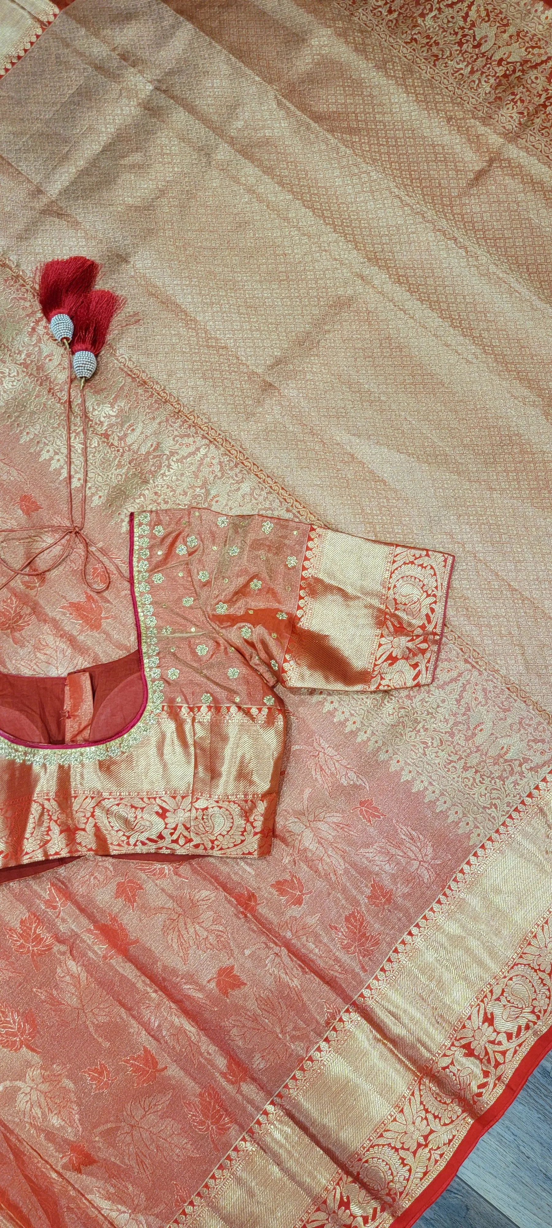 Kanchi Silk Saree w/ Blouse