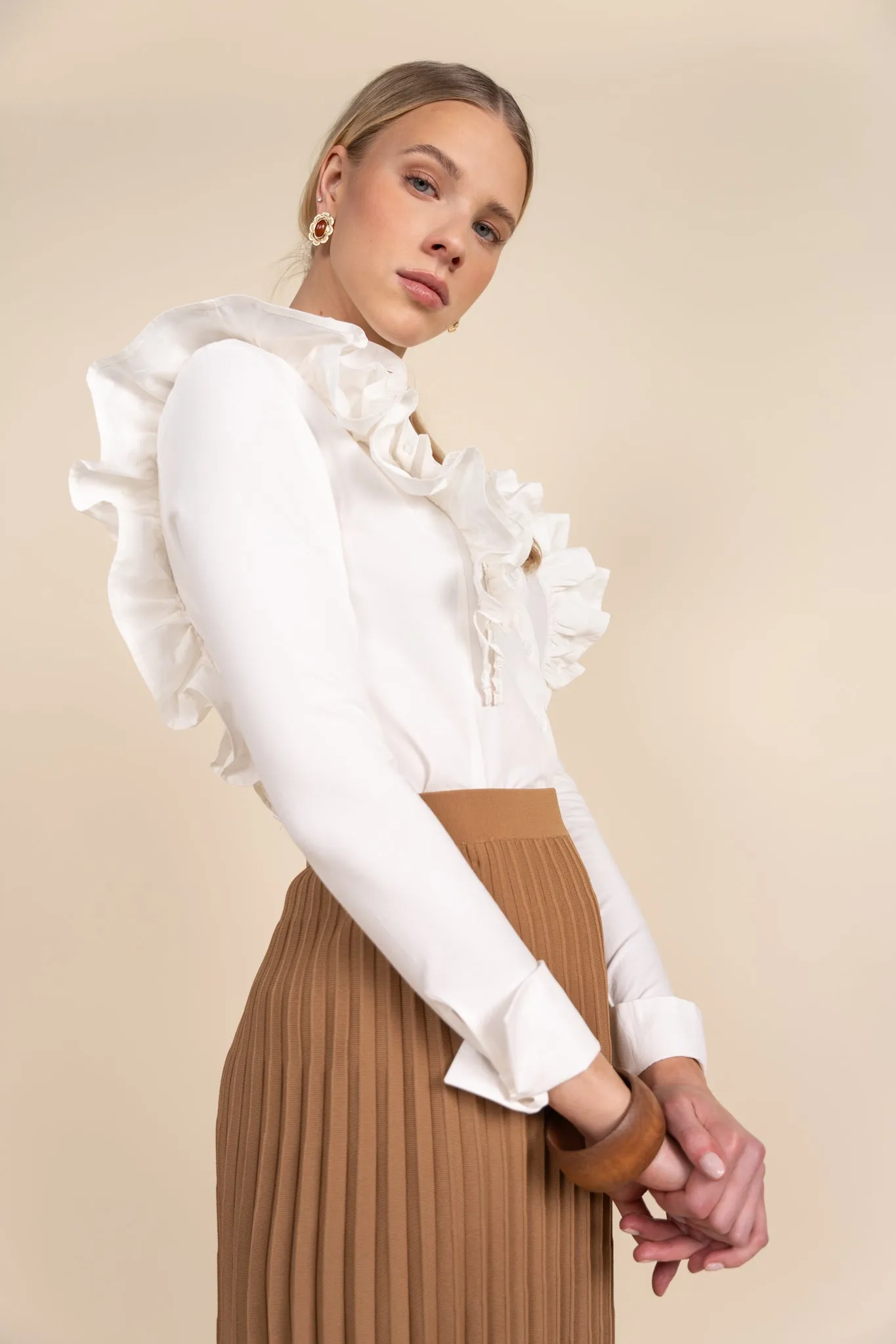 Kedzie ruffle Blouse