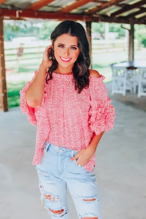 Keep It Current Off The Shoulder Blouse
