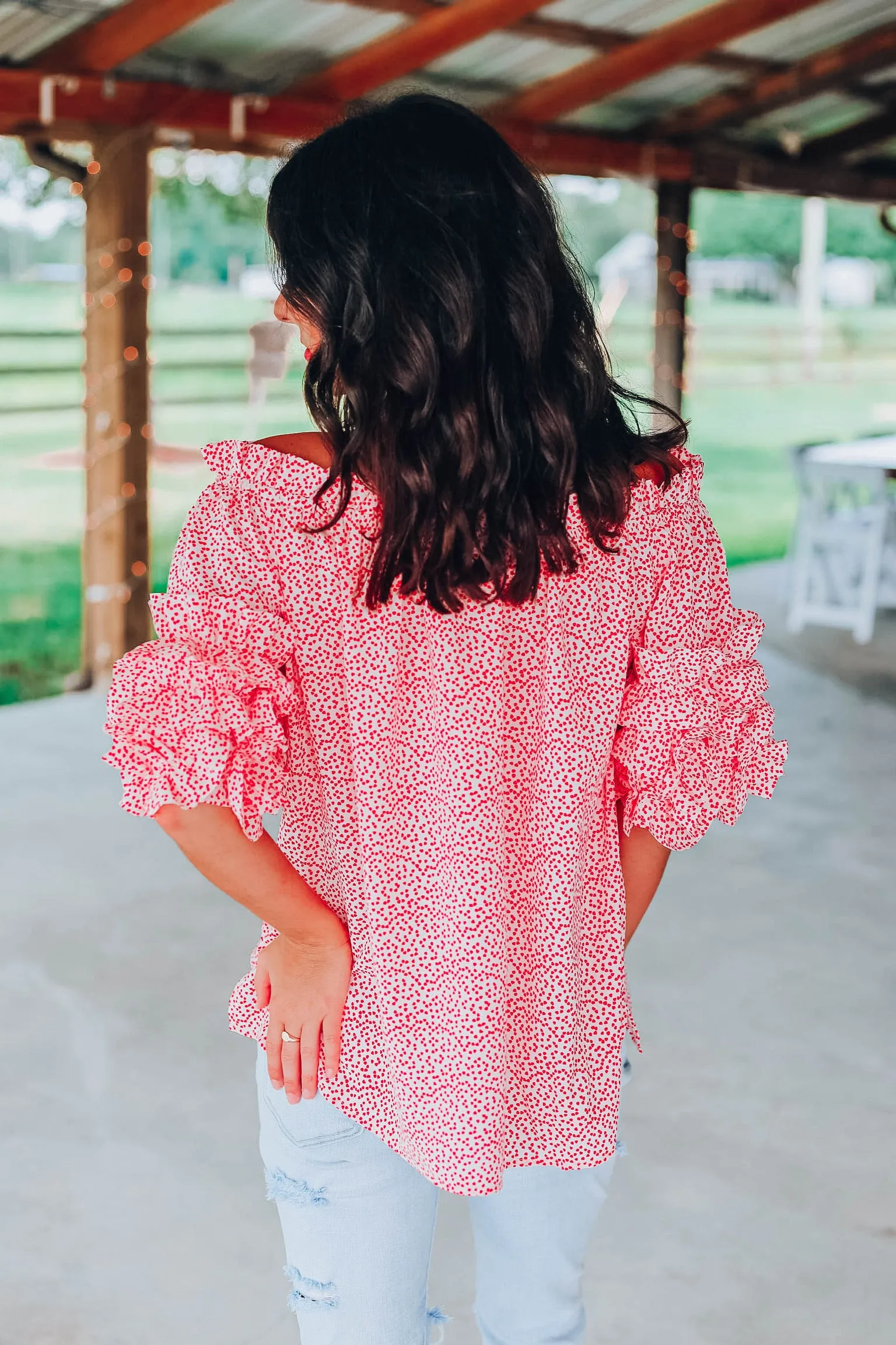 Keep It Current Off The Shoulder Blouse