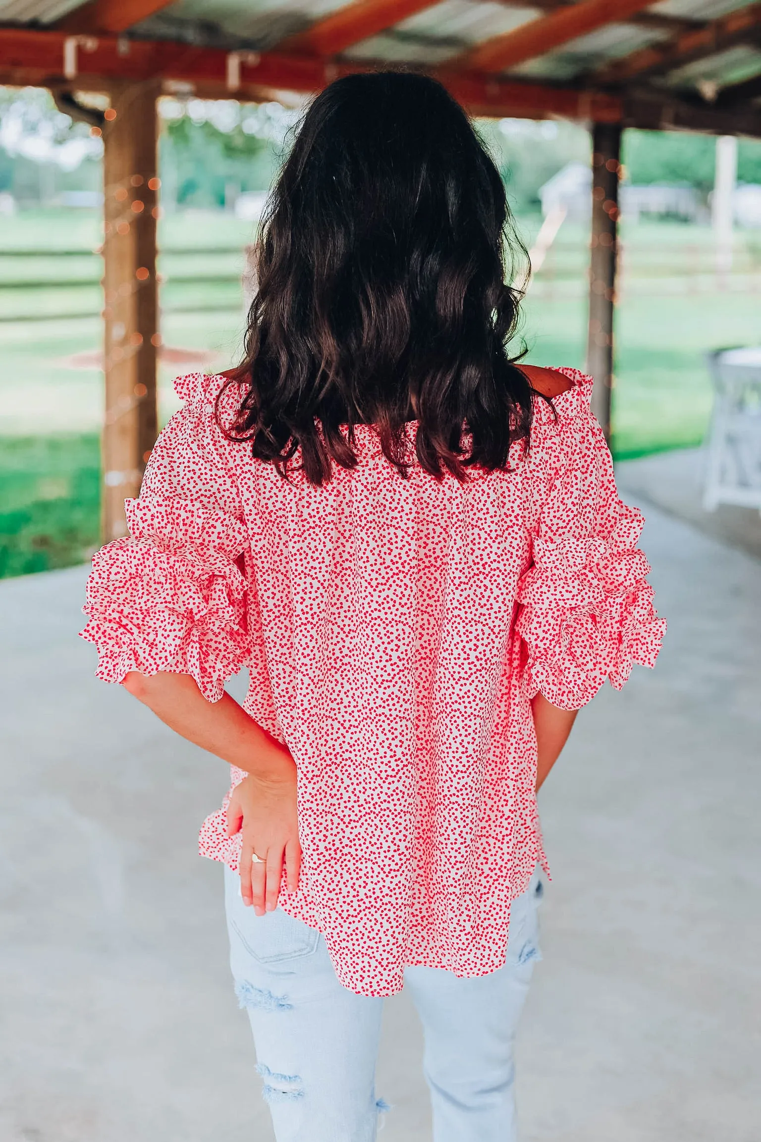 Keep It Current Off The Shoulder Blouse
