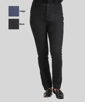 Kendra Slim Elastic Waist Pant- Iconic Twill- FINAL SALE