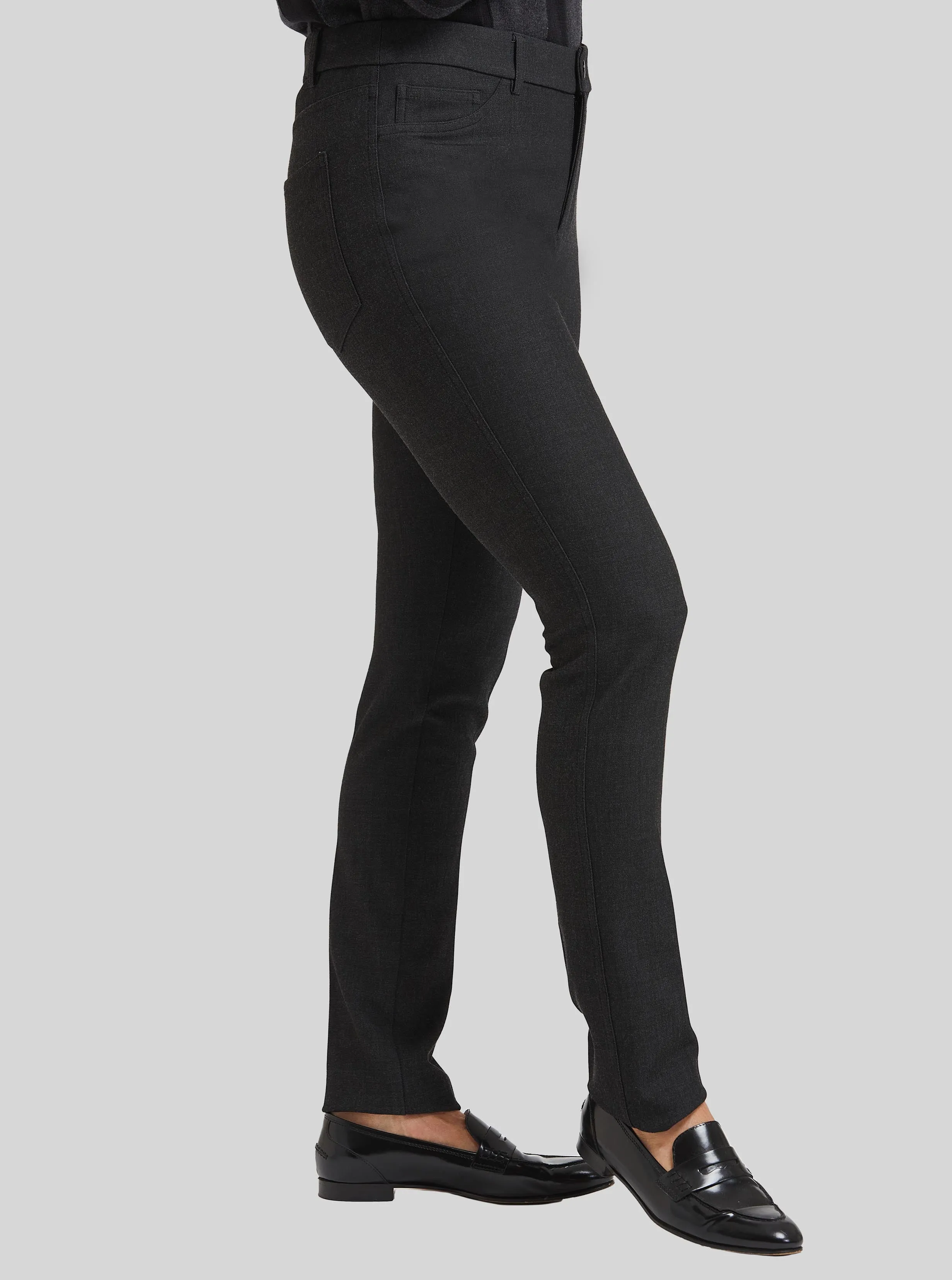 Kendra Slim Elastic Waist Pant- Iconic Twill- FINAL SALE