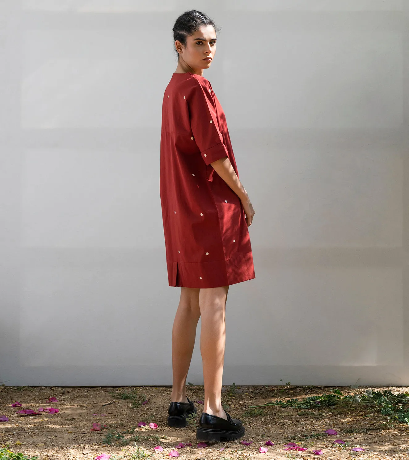 Khara Kapas Maple Shift Dress