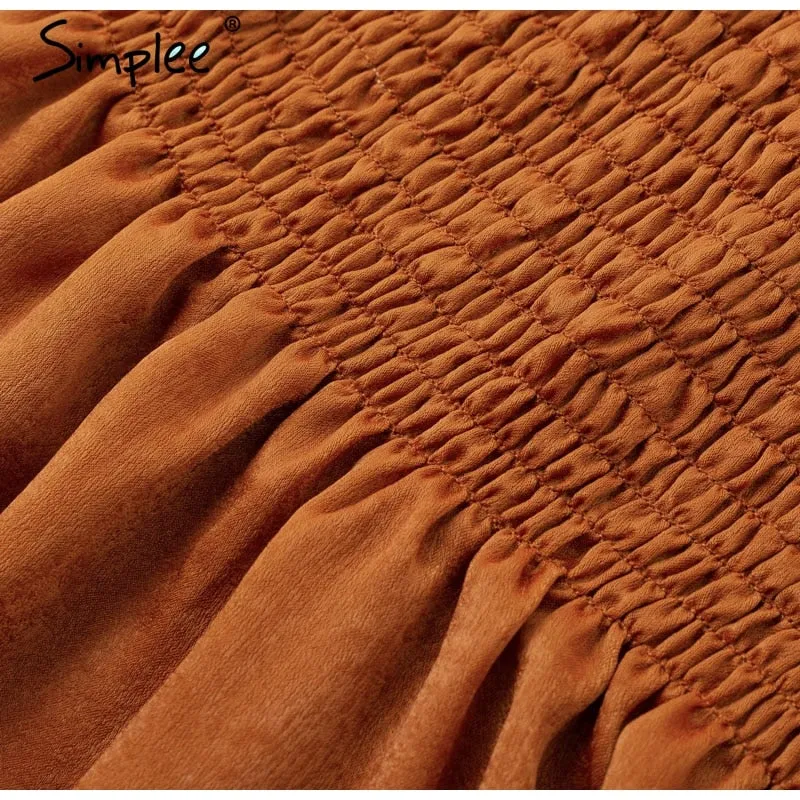 Kind Day Ruffle Blouse - Orange