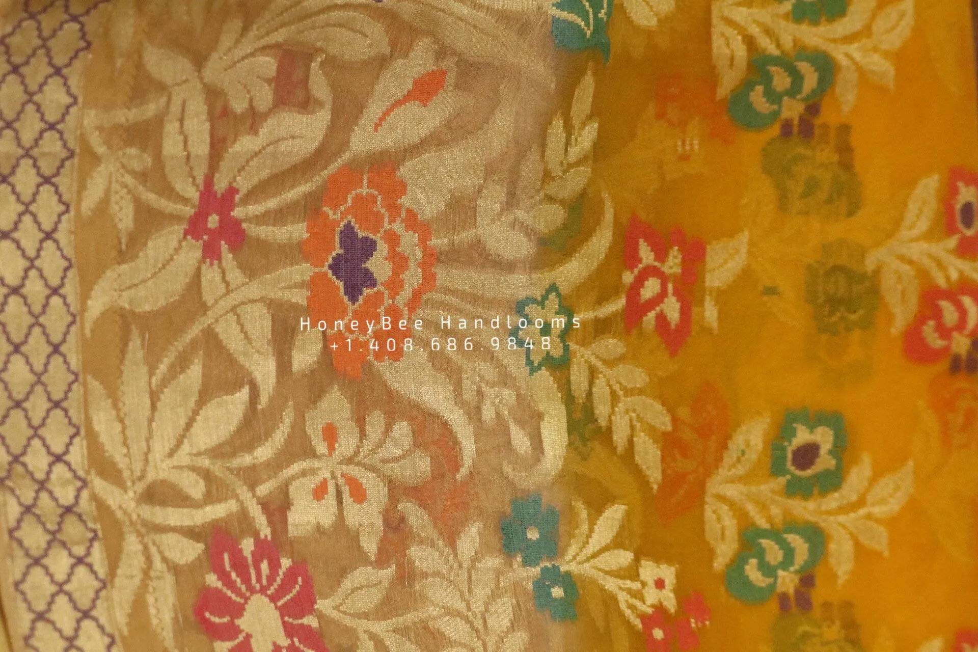 Kora banaras Sarees online,South Indian Sarees,Pure Silk Sarees,banaras Saree, pattu saree,Zari saree,yellow saree - NIHIRA