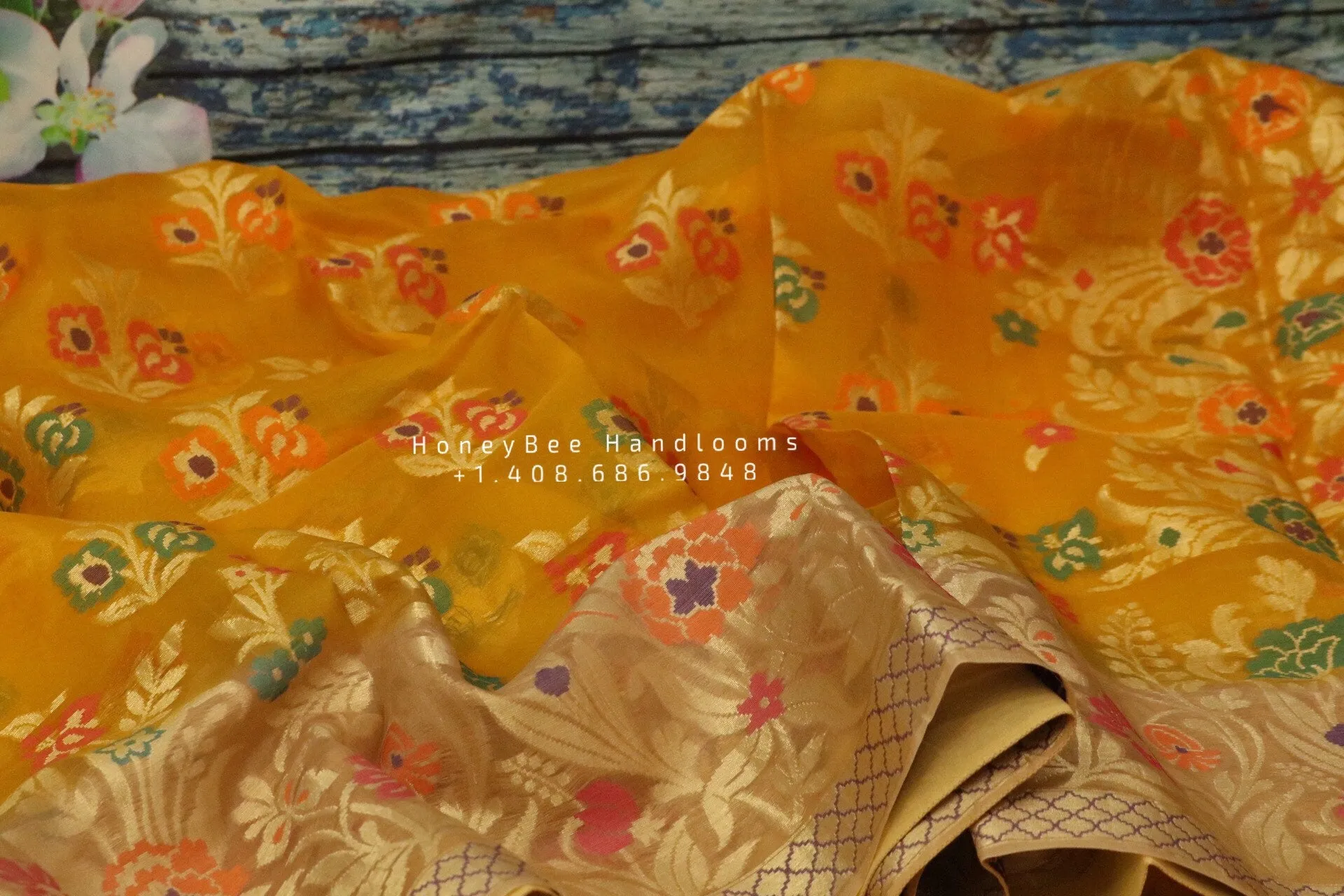 Kora banaras Sarees online,South Indian Sarees,Pure Silk Sarees,banaras Saree, pattu saree,Zari saree,yellow saree - NIHIRA