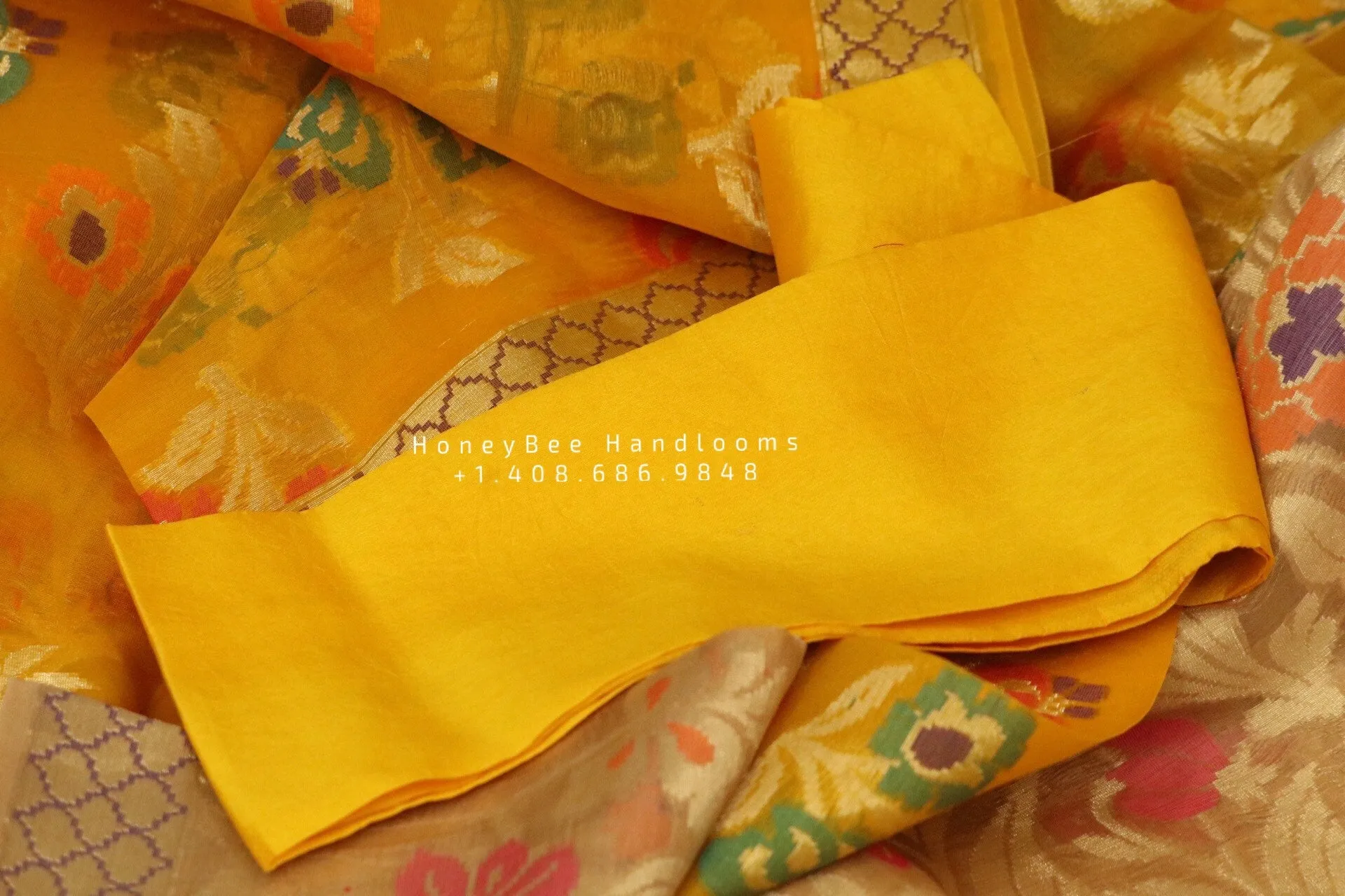 Kora banaras Sarees online,South Indian Sarees,Pure Silk Sarees,banaras Saree, pattu saree,Zari saree,yellow saree - NIHIRA