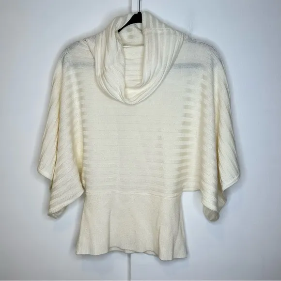 Kroshetta by Papillon Vintage Dolman Sleeve Turtleneck Sweater