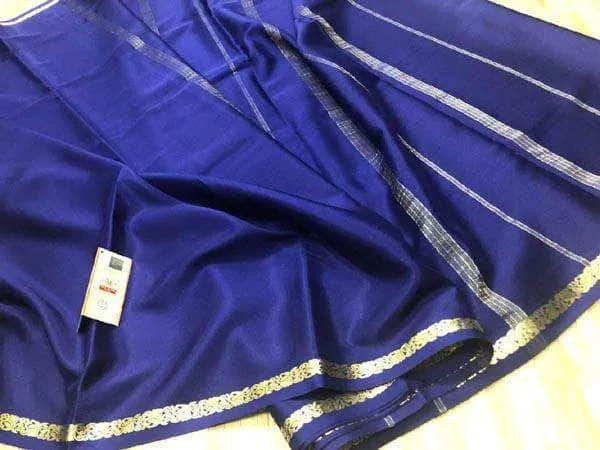 KSIC Grade Mysore Crepe Silk Sarees (80 GSM)