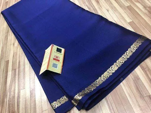 KSIC Grade Mysore Crepe Silk Sarees (80 GSM)