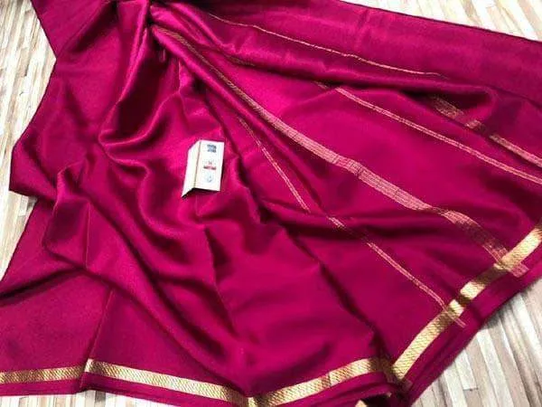 KSIC Grade Mysore Crepe Silk Sarees (80 GSM)