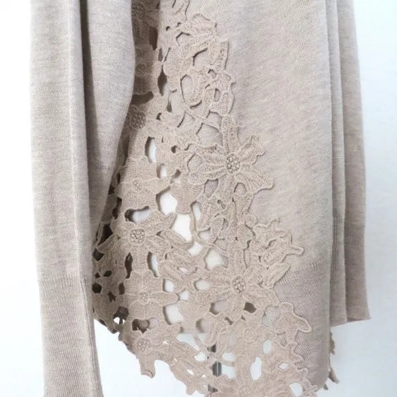 Lace Insert Sweater