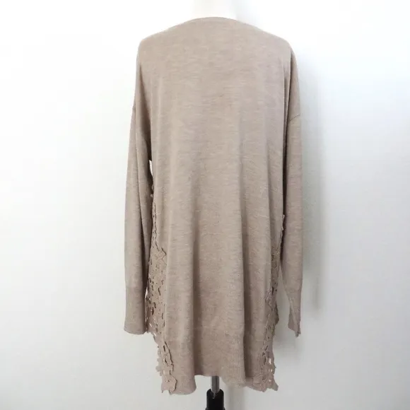 Lace Insert Sweater