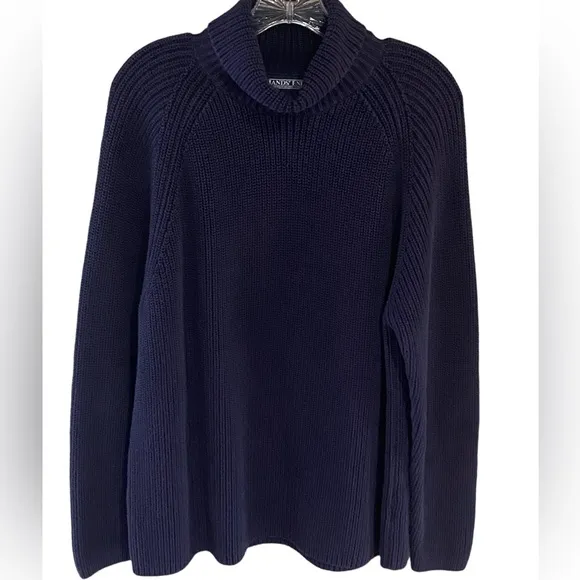 Land’s End Long Sleeve Cotton Pullover Sweater Size XL