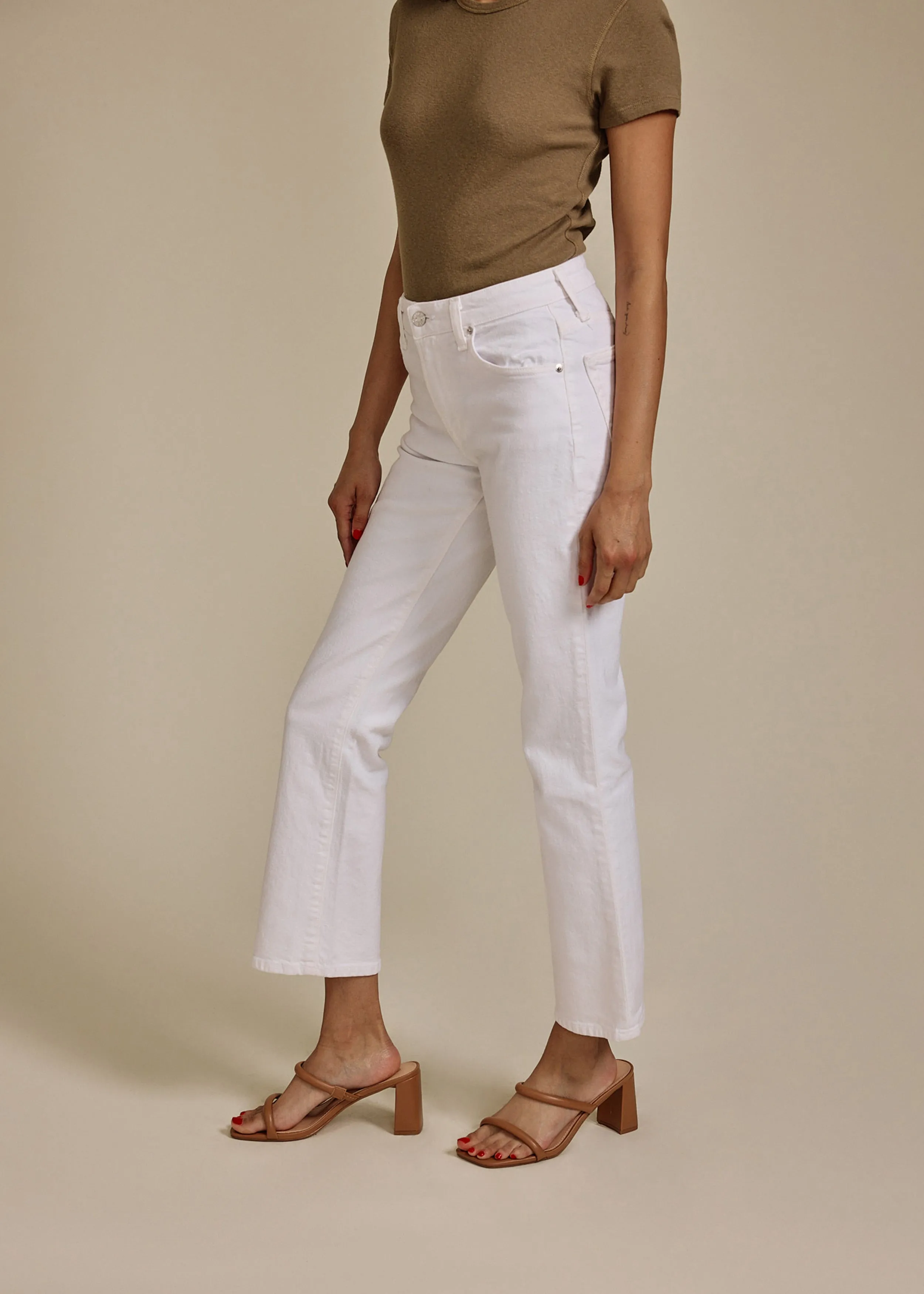 Lark Ankle Bootcut || Stone