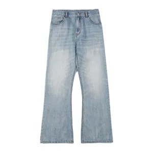 Light Blue Faded Bootcut Jeans