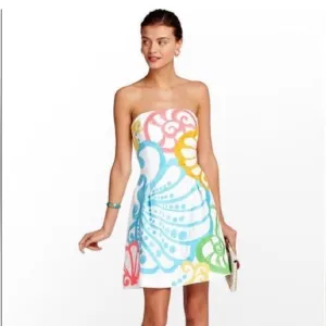 Lilly Pulitzer Strapless Dress - Size 0