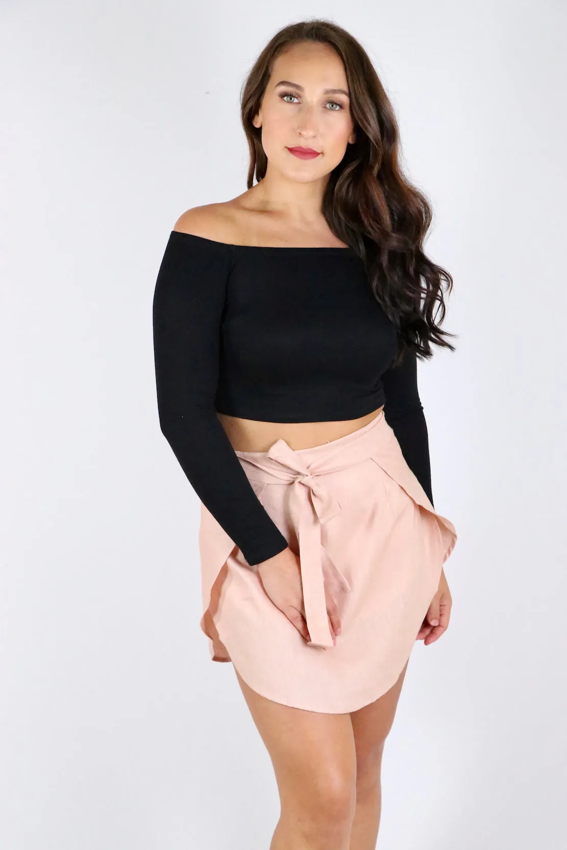 Linen Mini Skirt