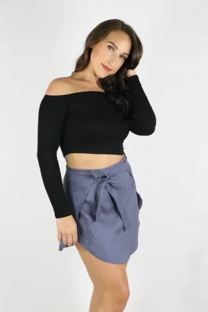 Linen Mini Skirt