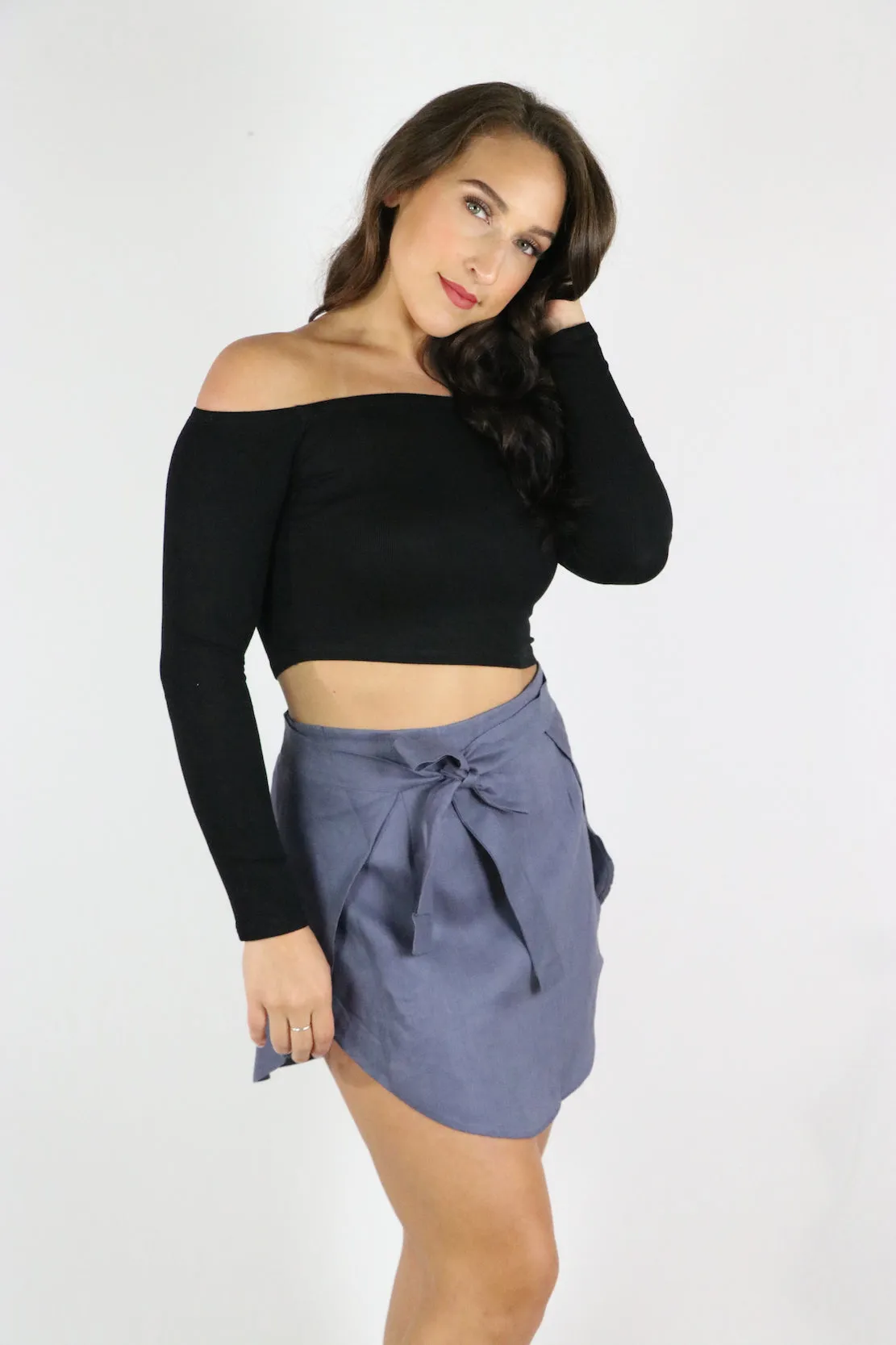 Linen Mini Skirt