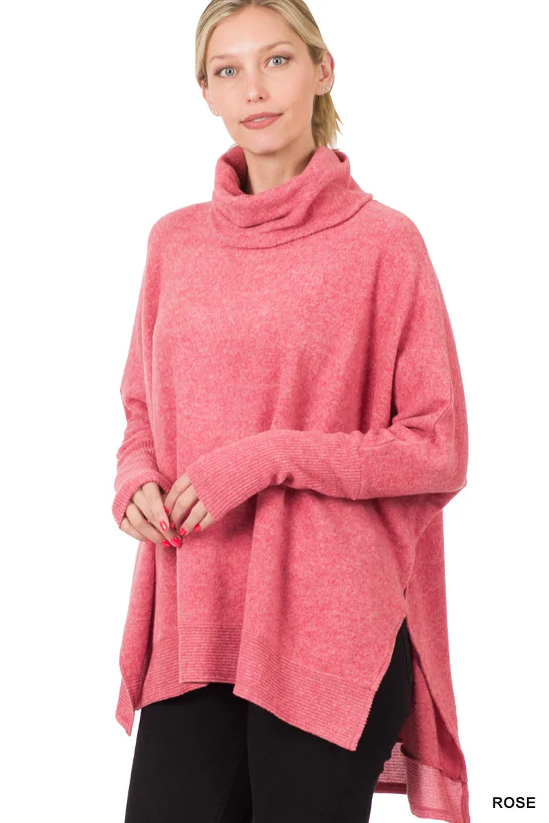 Living For Fall Poncho Rose