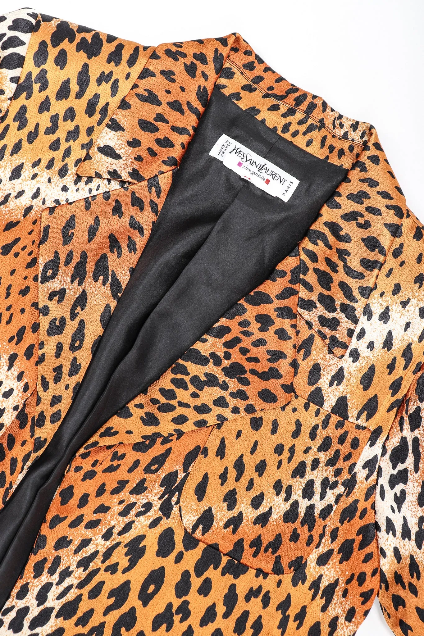 Longline Silk Cheetah Jacket