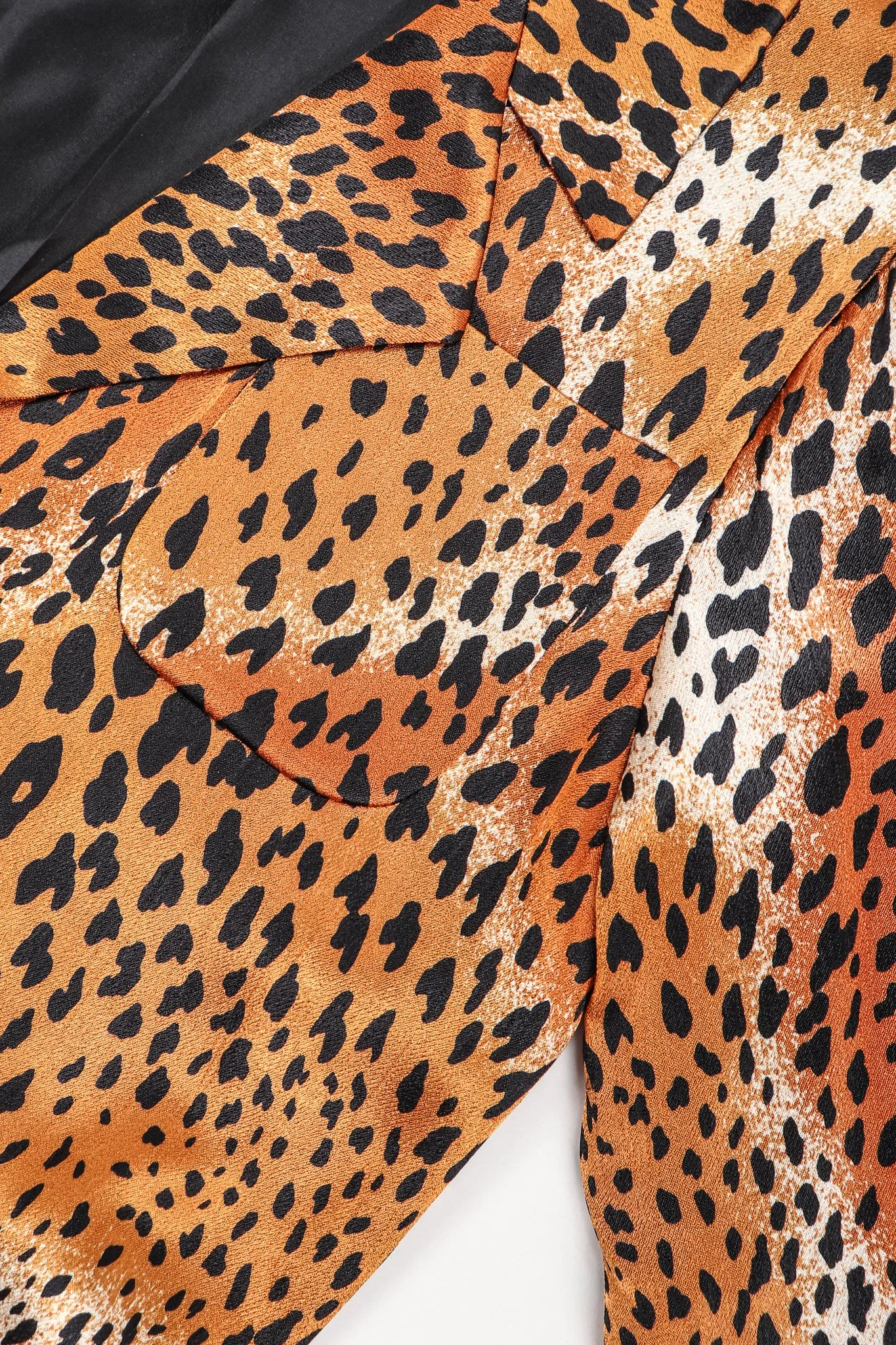Longline Silk Cheetah Jacket
