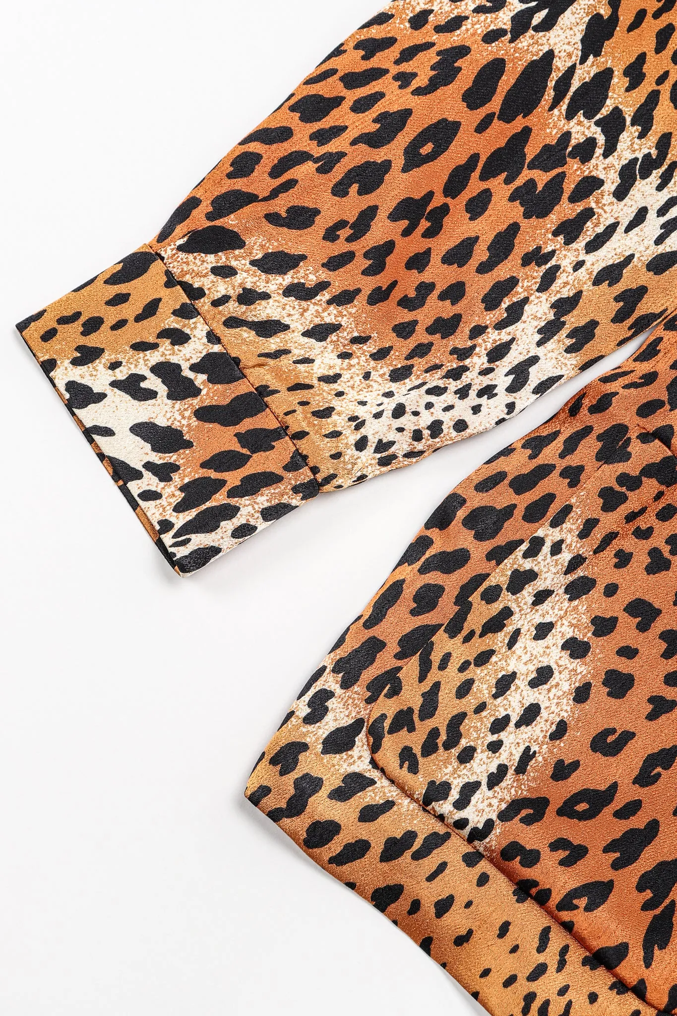 Longline Silk Cheetah Jacket
