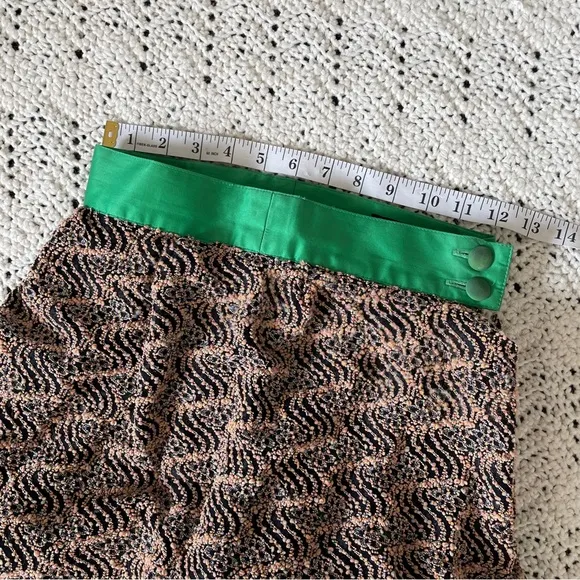 Louis Feraud Art To Wear 3d Beaded Bubble Mini Skirt Brown (Size 6)