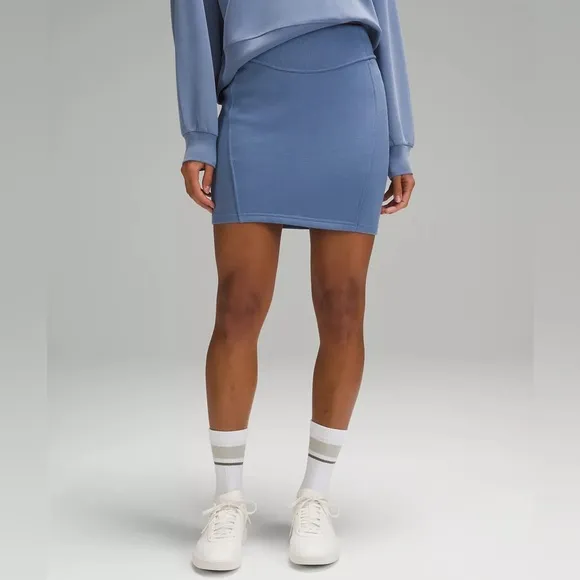 Lululemon Scuba Skirt NWT Scuba High Rise Mini Skirt Oasis Blue