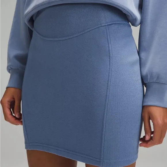Lululemon Scuba Skirt NWT Scuba High Rise Mini Skirt Oasis Blue