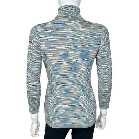 M Missoni Space Dye Turtleneck Sweater - sz 8