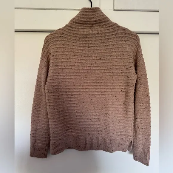 Madewell Donegal Rib Knit Marled Sweater Medium