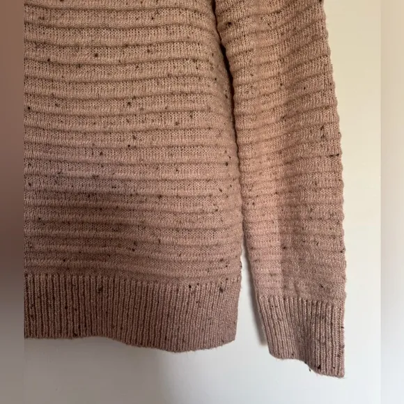 Madewell Donegal Rib Knit Marled Sweater Medium