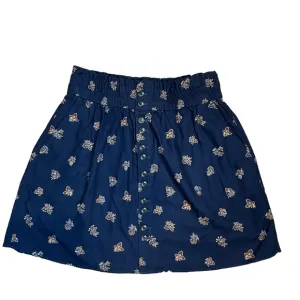 Madewell Paperbag Button-Front Mini Skirt in Baby Corduroy Size Medium
