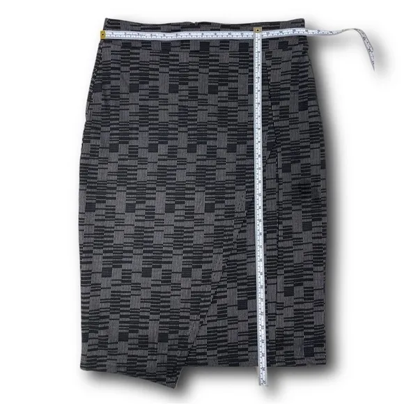 Maeve by Anthropologie Asymmetrical geometric pencil skirt - size medium