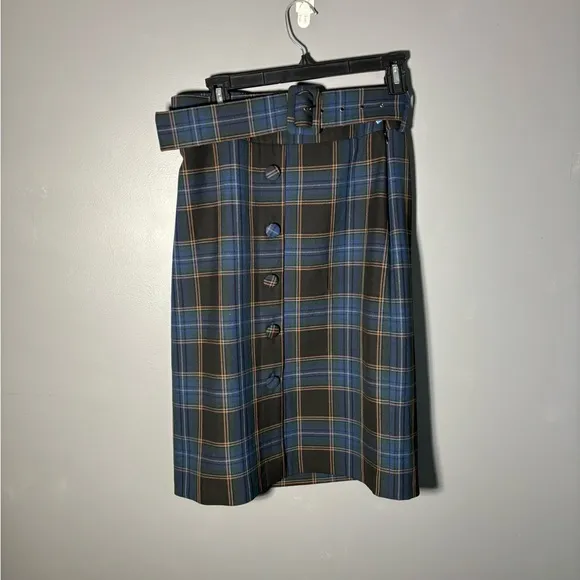 Maeve by Anthropologie Bernadette Buttondown Belted Pencil Skirt Size 6 NWT