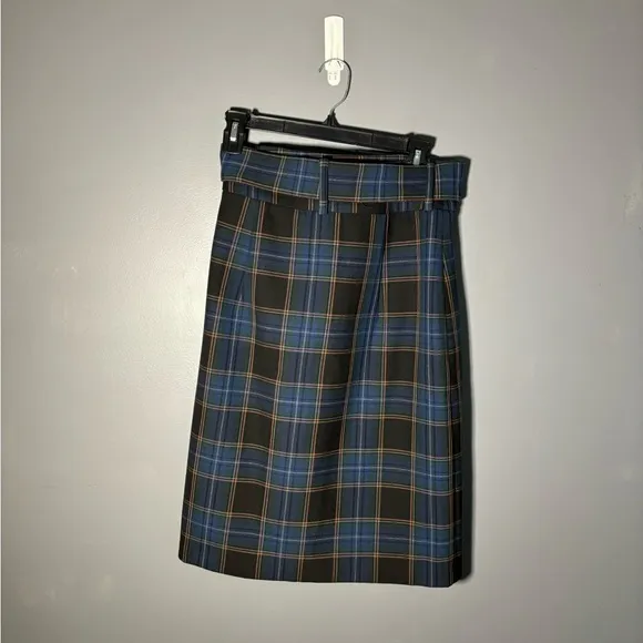 Maeve by Anthropologie Bernadette Buttondown Belted Pencil Skirt Size 6 NWT