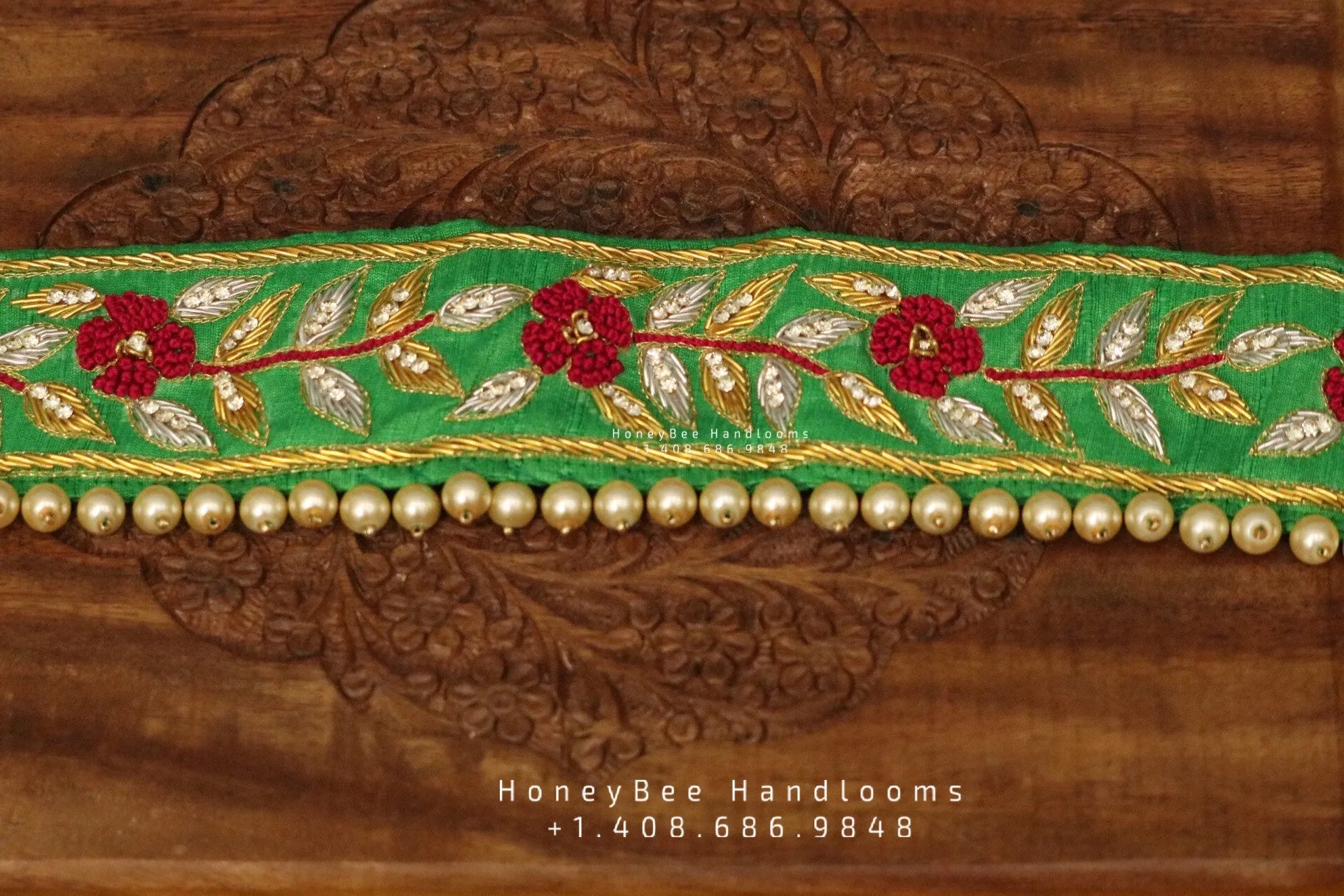 Maggam Work Waistbelt | Vaddanam | Vadiyanam | Saree Belt | Hip Belt | Hip Chain | Sabyasachi Belt |HoneyBee Handlooms
