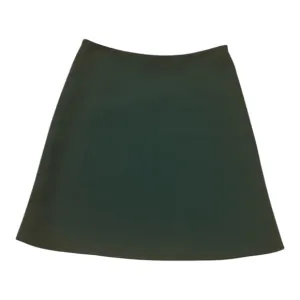 MARNI emerald green poly knit skirt euro 42 32” waist