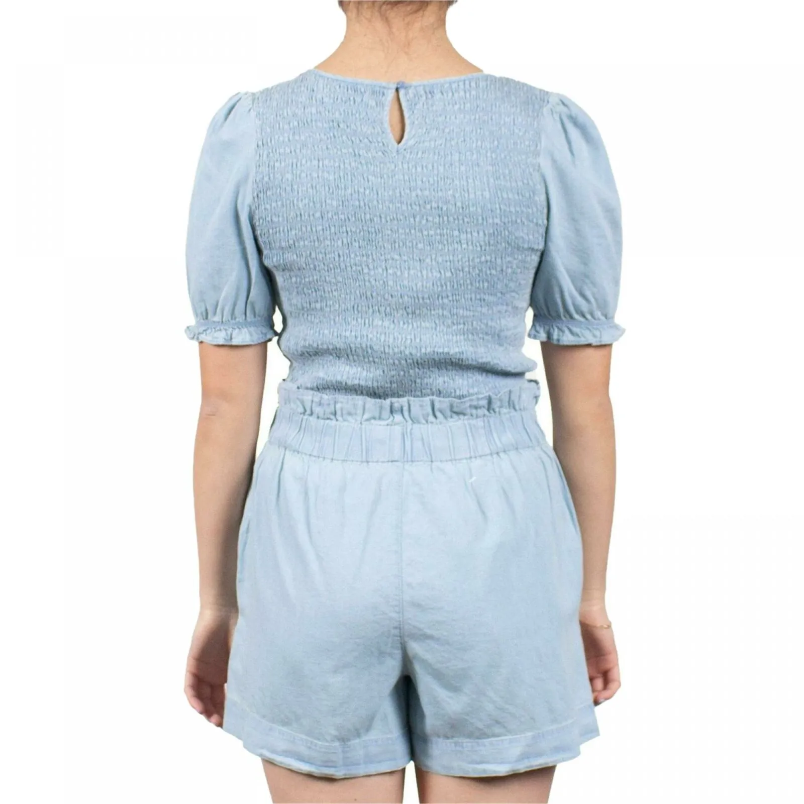 Mauby Plus Size Smocked Poplin Top