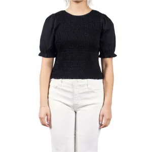 Mauby Plus Size Smocked Poplin Top