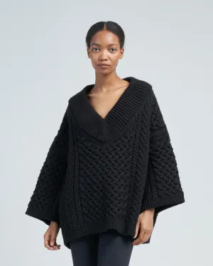 maxi v neck jumper